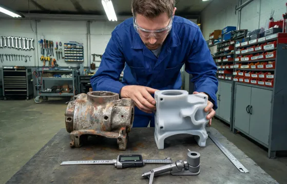 Industrial maintenance spare part additive manufacturing